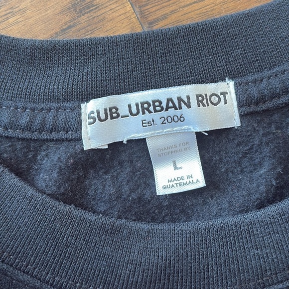 Sub_Urban Riot rhinestone CHEERS sweatshirt - Picture 3 of 4